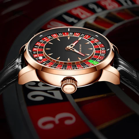 Мужские механические часы PINDU Players Gambling