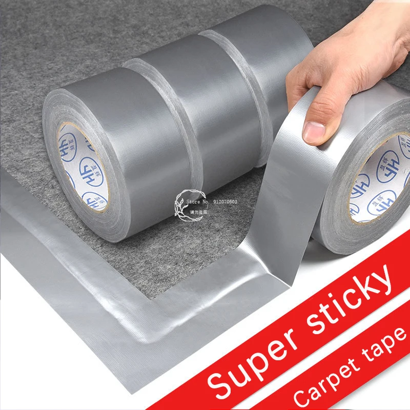 10m Super Sticky Duct Tape Carpet Floor Waterproof Tapes High Viscosity Duct Repair Tape Craft Fix Tapes DIY Home Decoration