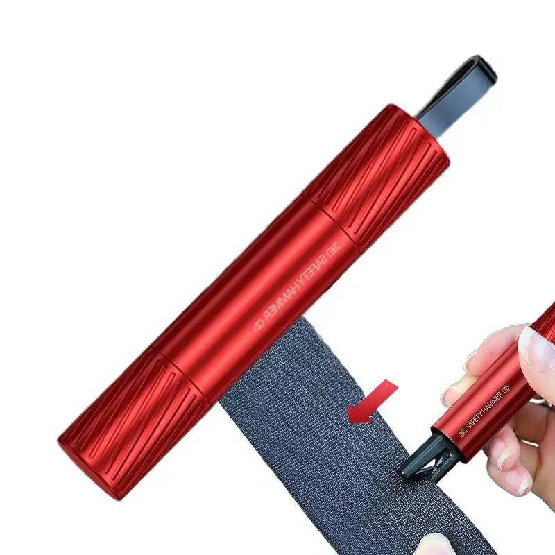 

Перфоратор для окна автомобиля, портативный инструмент для разбивания стекол, резак для ремня безопасности автомобиля