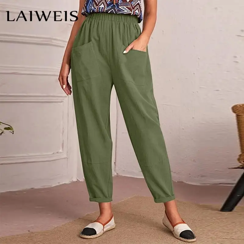 Summer Women's Pants Spring Cotton 