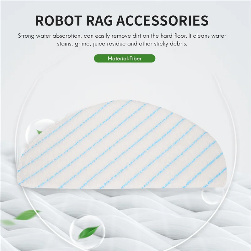 

30 PCS Replacement Mopping Pads for DEEBOT OZMO T9 Series T8 Series T8 T8 Max N8 Robot Vacuum