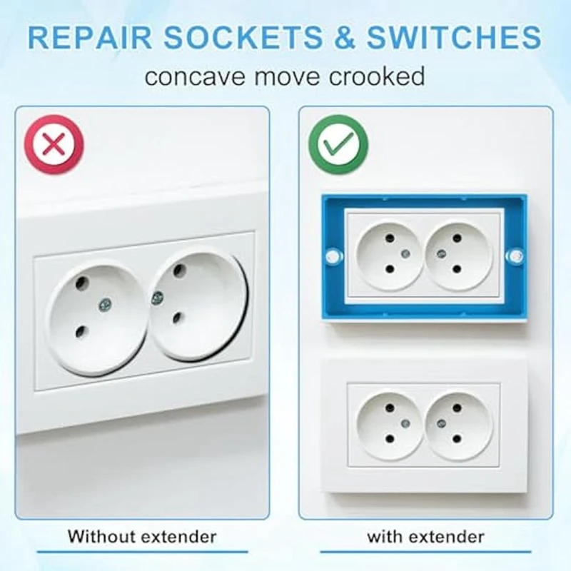 6 шт. удлинители на одну розетку дюйма