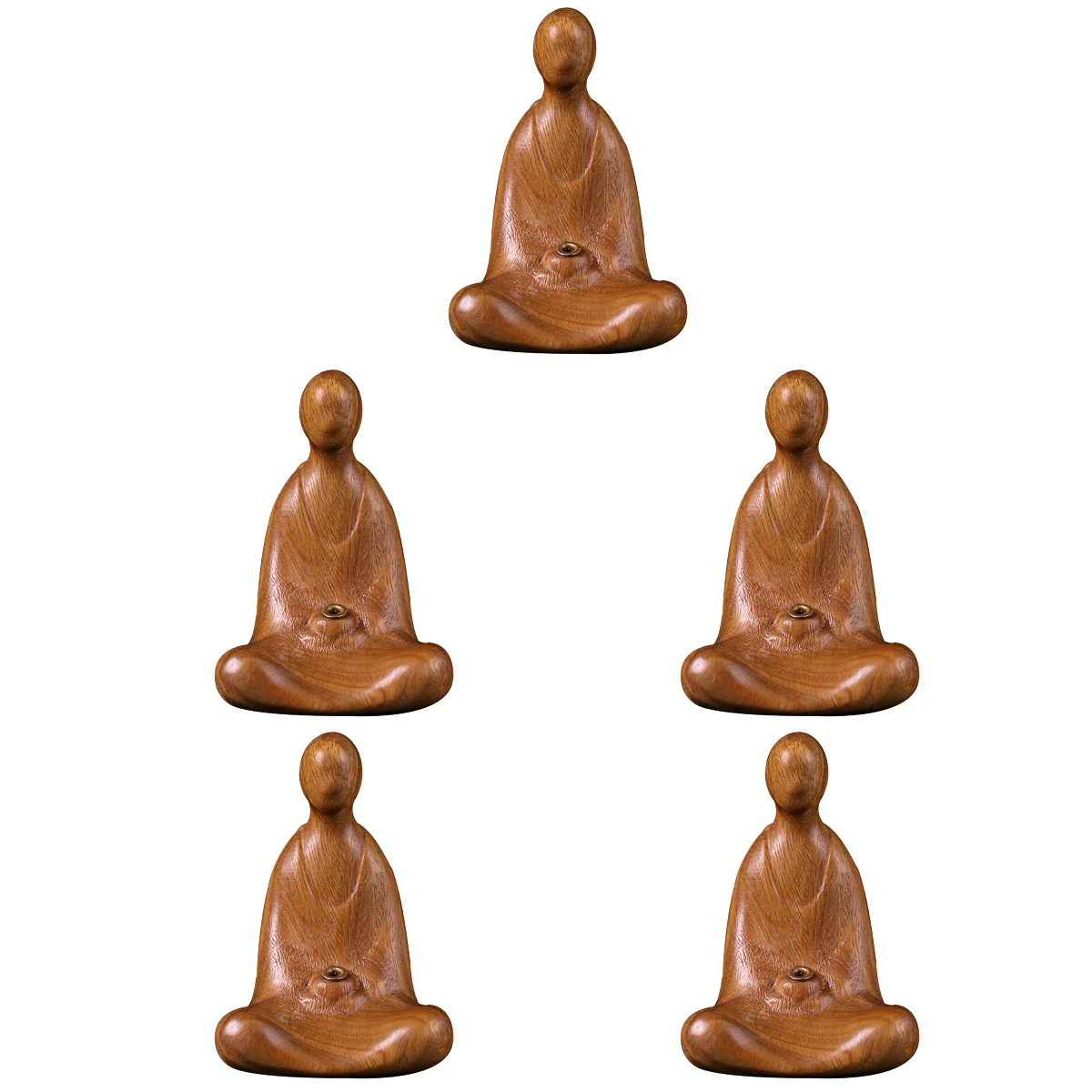 

5x Unique Shape Creative Yoga Room Stick Holder Holder Burner Holder for Home