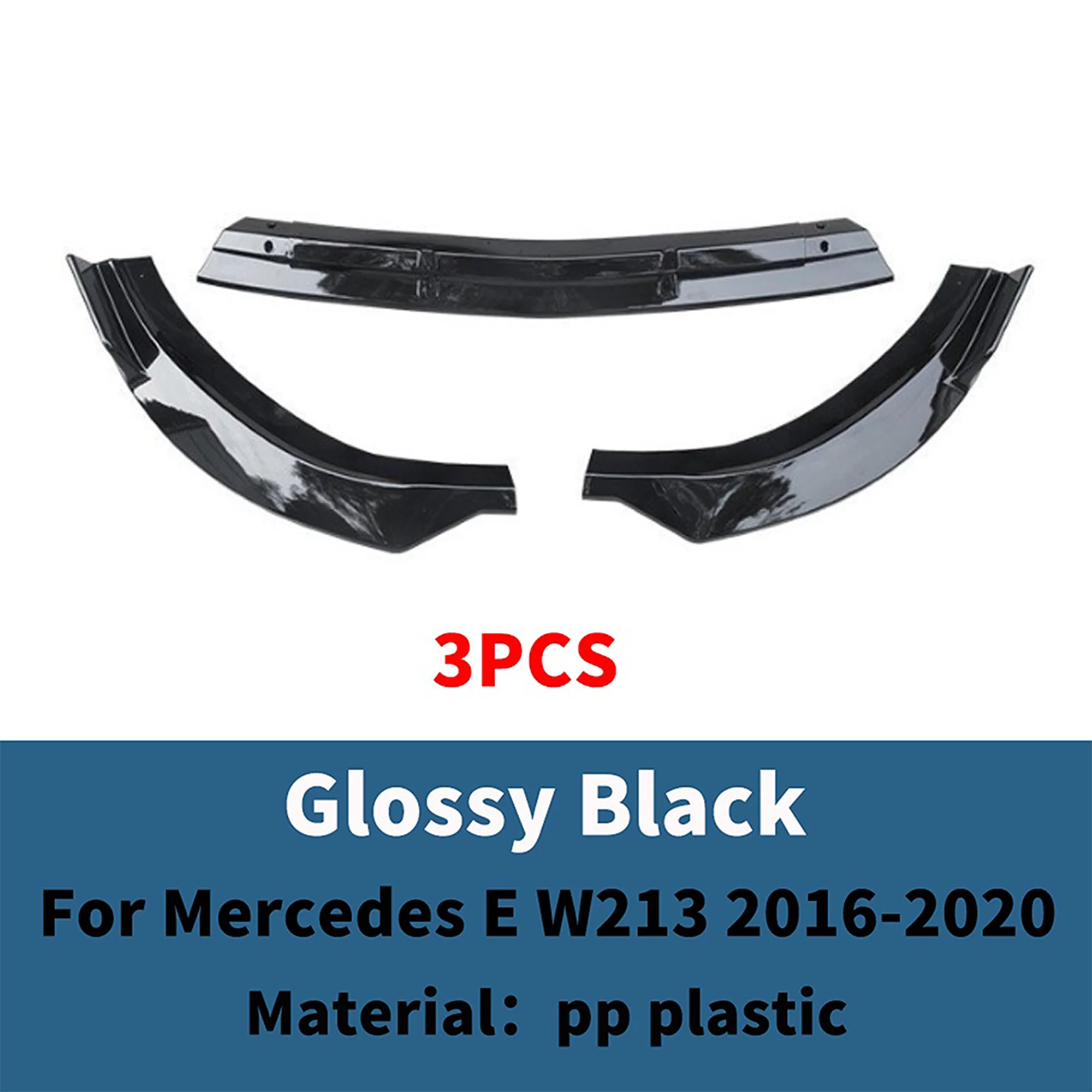 

Дефлектор для декоративного спойлера, защита переднего бампера, подбородок для Mercedes W213 C238 A238 Benz E 2016 2017 2018 2019 2020, отделка для настройки