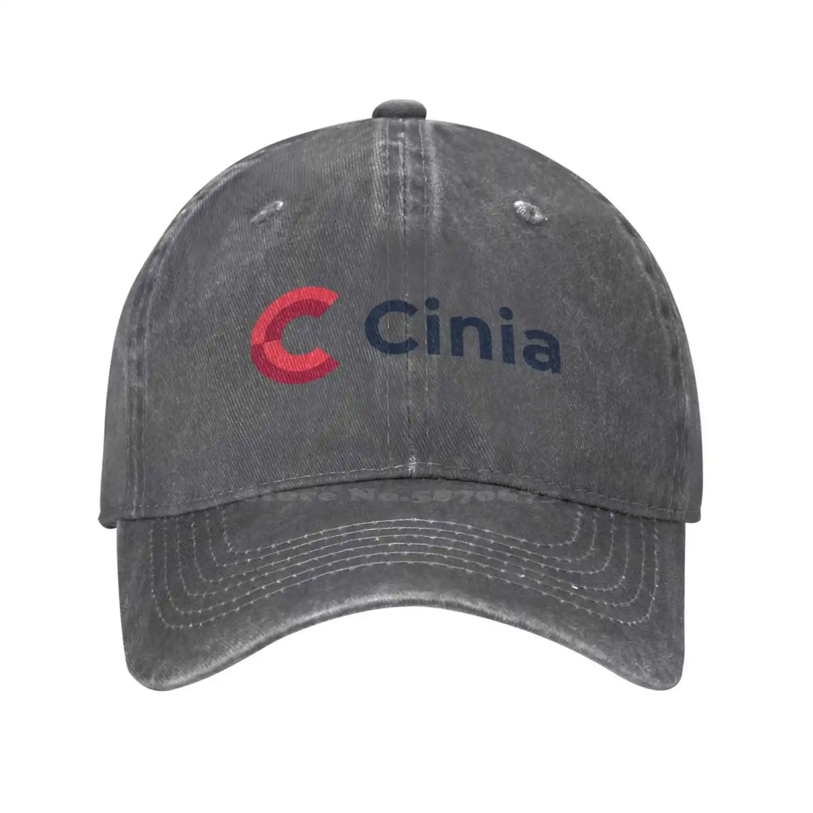 

Cinia Logo Print Graphic Casual Denim cap Knitted hat Baseball cap