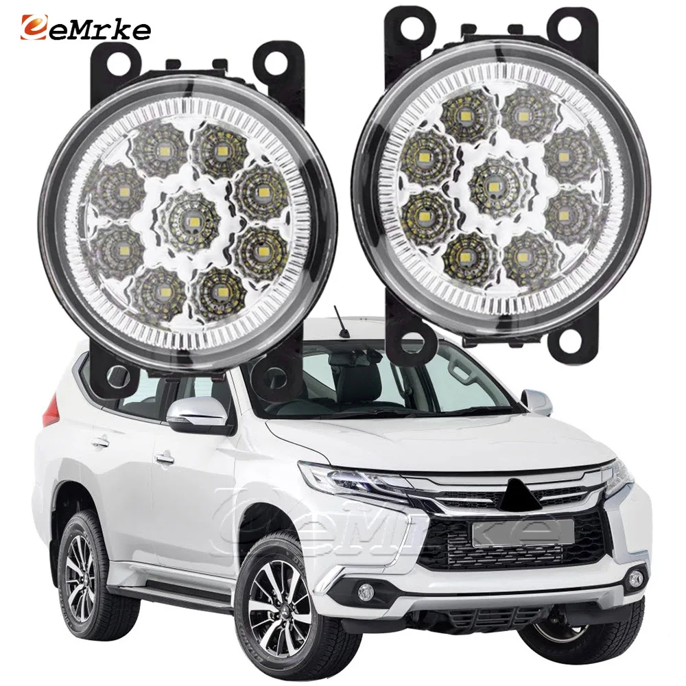 

Car-Styling for Mitsubishi Pajero Sprot / Montero Sport Shogun Sport 2016 Led Fog Lights H11 H8 Replacement Front Fog Head Lamp