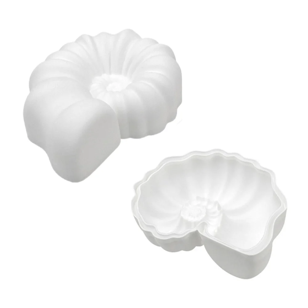 Силиконовая форма для торта в форме ракушки морская улитка мусов шифоновые торты