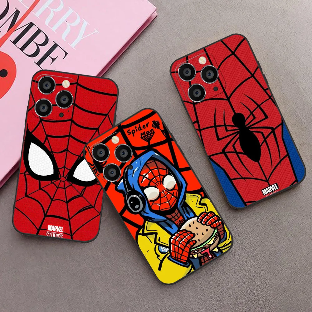 Силиконовый чехол для Huawei Y5P Y6 Y6S Y6P Nova 2 2i 3 3i 4E 5T P20 P30 P40 Y9A Lite Pro KK-61 Человек-паук