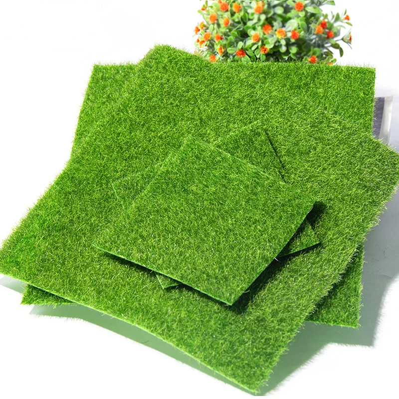 

Искусственная трава 15/30 см, газон, газон, трава «сделай сам», Зеленые искусственные растения для украшения сада, товары для моделирования зданий