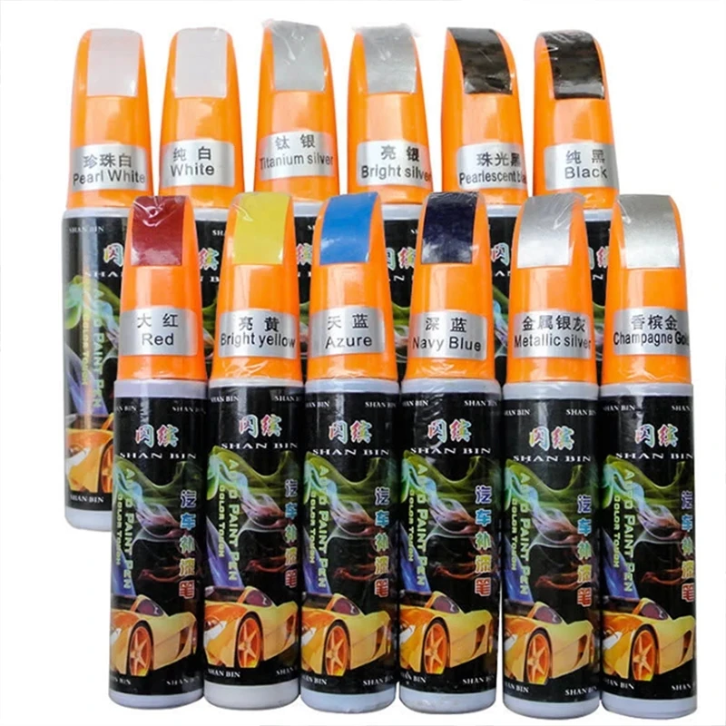 

20 Colors Car Scratch Repair Coat Agent Auto Touch Up Pen Car Care Scratch Clear Remover Paint Care Auto Mending Fill Paint Pen