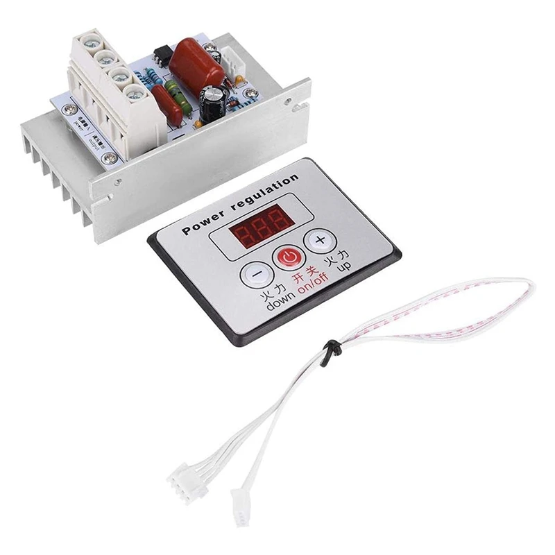 Цифровой регулятор напряжения SCR 10000 Вт яркости контроллер