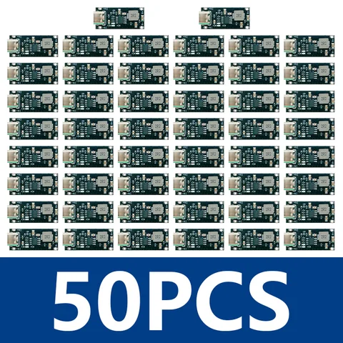 Высоковольтный USB-вход Type-C, 3A, полимерная Тройная литиевая батарея, плата быстрой зарядки IP2312, режим CC/CV, от 5 В до 4, 2 в