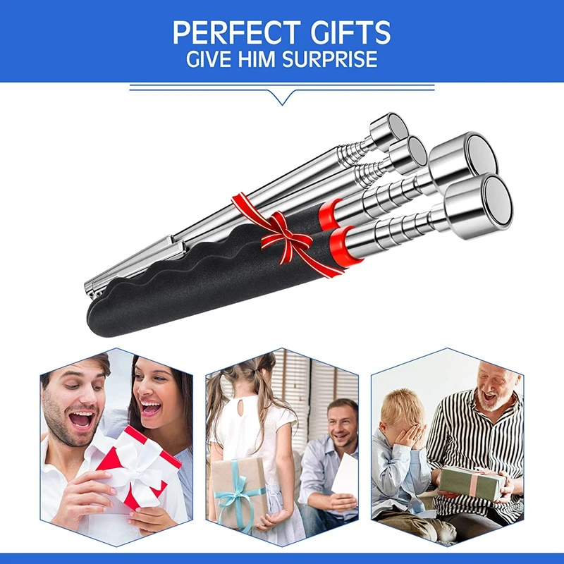 4 шт. Телескопический магнит 20 фунтов 3 фута