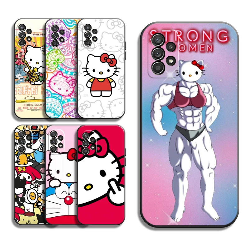 

TAKARA TOMY Hello Kitty Phone Cases For Samsung Galaxy S22 S22 Ultra S20 Lite S20 Ultra S21 S21 FE S21 Plus Ultra Cases Funda