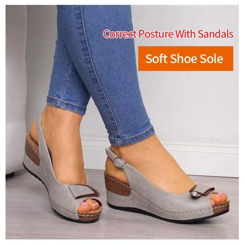 

Fashionable Platform Fish Mouth Sandals for Summer