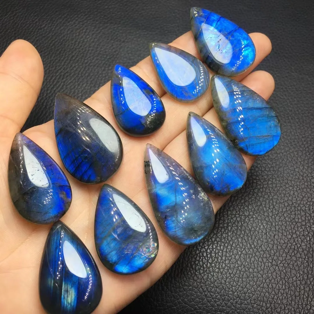 

1 шт. Fengbaowu натуральный камень лабрадорит Капля воды DIY кулон модный Кристалл ювелирные изделия подарок для женщин