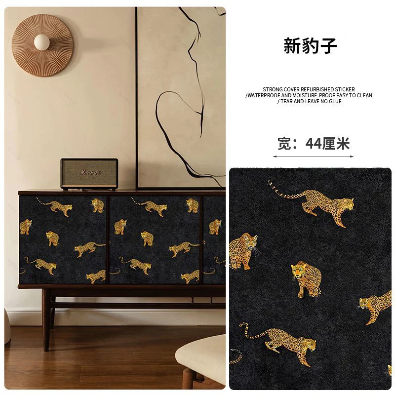 

Виниловые обои WMYDYG леопардовый рисунок