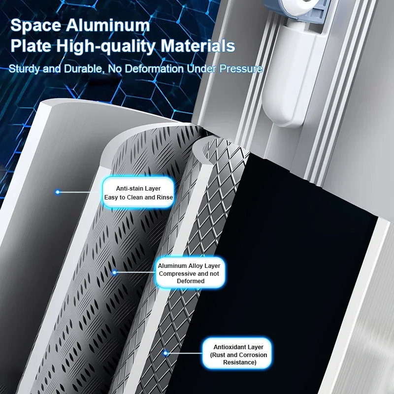 

Flat Mop Labor-saving Mopping Wash Squeeze Lazy Spin Hand Alloy Mop Cleaning Tool Joybos Microfiber Floor Mop Free Aluminum