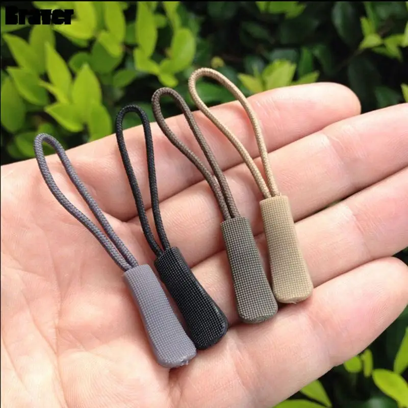 

Plastic Zipper Pulls Cord Rope Strap Lariat Ends Lock Zip Clip Buckle For Outdoor Backpack Apparel Clothing Accessories 5/10pcs