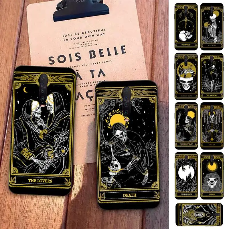 

Death Tarot Phone Case for Redmi 5 6 7 8 9 A 5plus K20 4X S2 GO 6 K30 pro