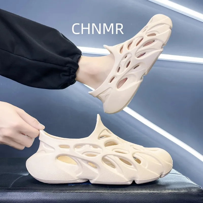 Мужские пляжные сандалии из искусственной кожи цвета в ассортименте