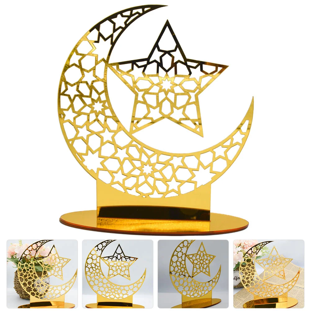 

Home Accessories Ramadan Mubarak Decorations فانوس رمضان Eid Table Plaque Ornament Set