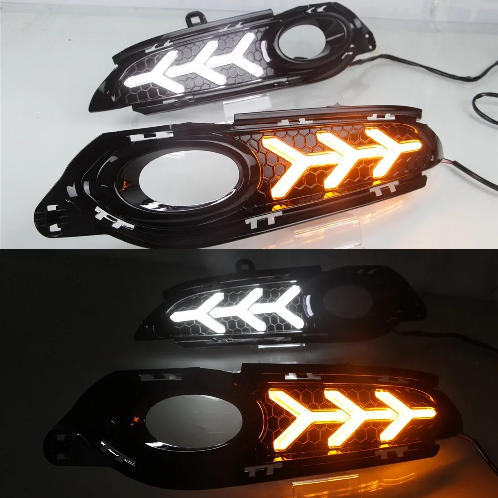 Светодиодные дневные ходовые огни July King чехол для Honda Vezel HRV HR-V 2014-2018 светодиодный