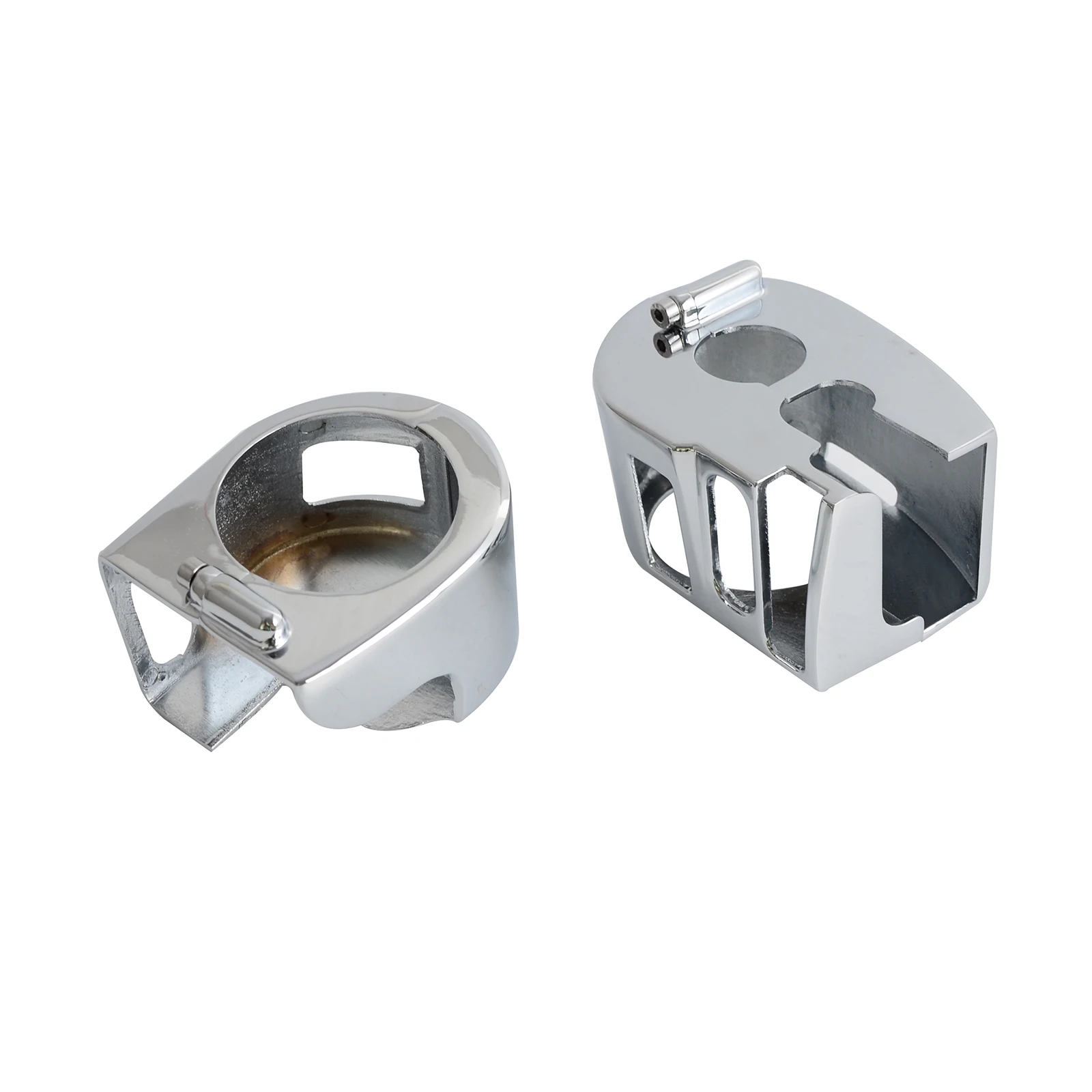 

Motorcycle Bolt-on Chrome Switch Housings Cover For Yamaha XVS V-Star 1100 Custom Billet Aluminum Chrome Switch Housing Cover