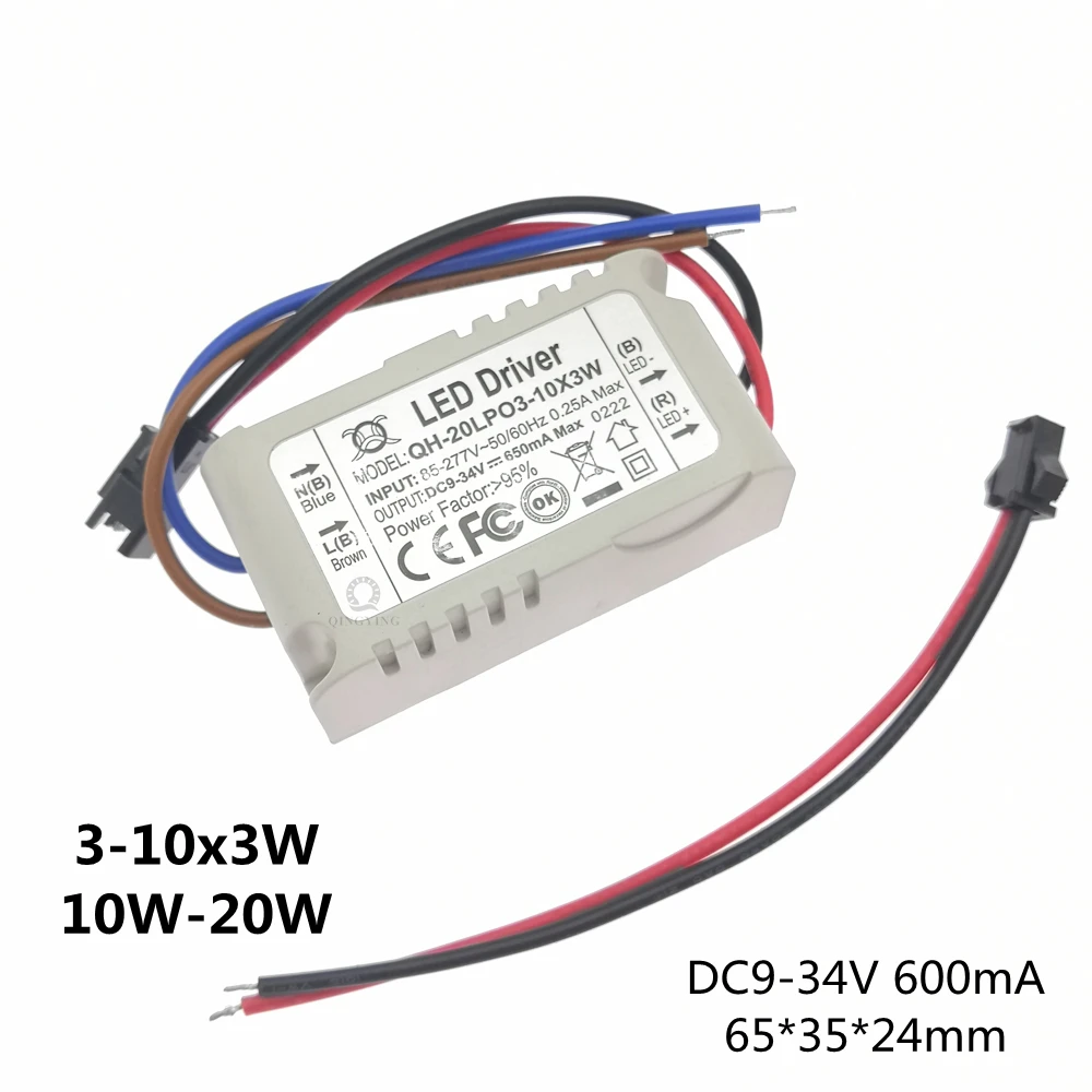 

Трансформаторы освещения QINGYING для светодиодов 600 мА