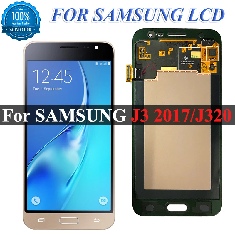 

Original 5.0" LCD for SAMSUNG J3 2016 Display J320 J320F J320FN LCD Touch Screen Digitizer for SAMSUNG Galaxy J3 2016 Display