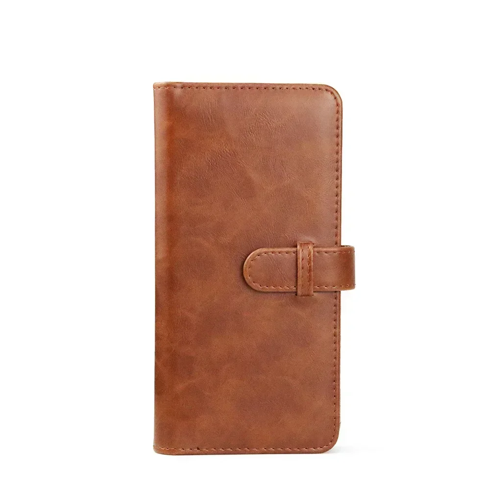 80-карманный фотоальбом из искусственной кожи в стиле ретро подходит для