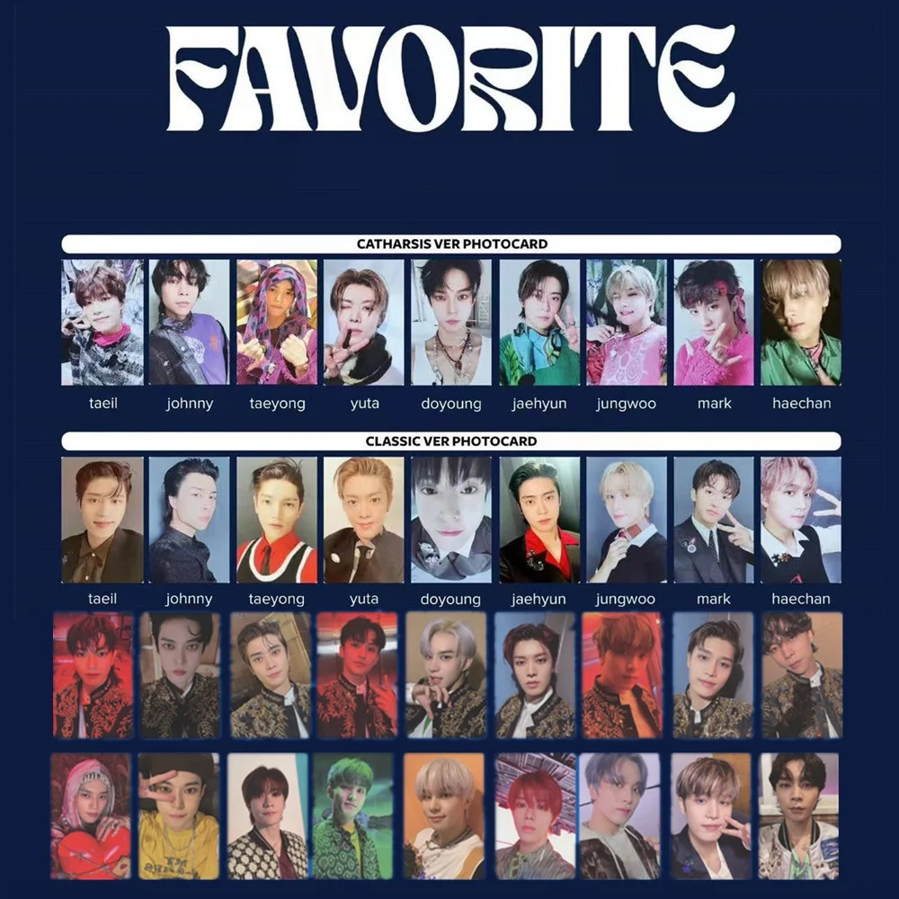 

Kpop NCT127 The 3rd альбом любимые фотокарты