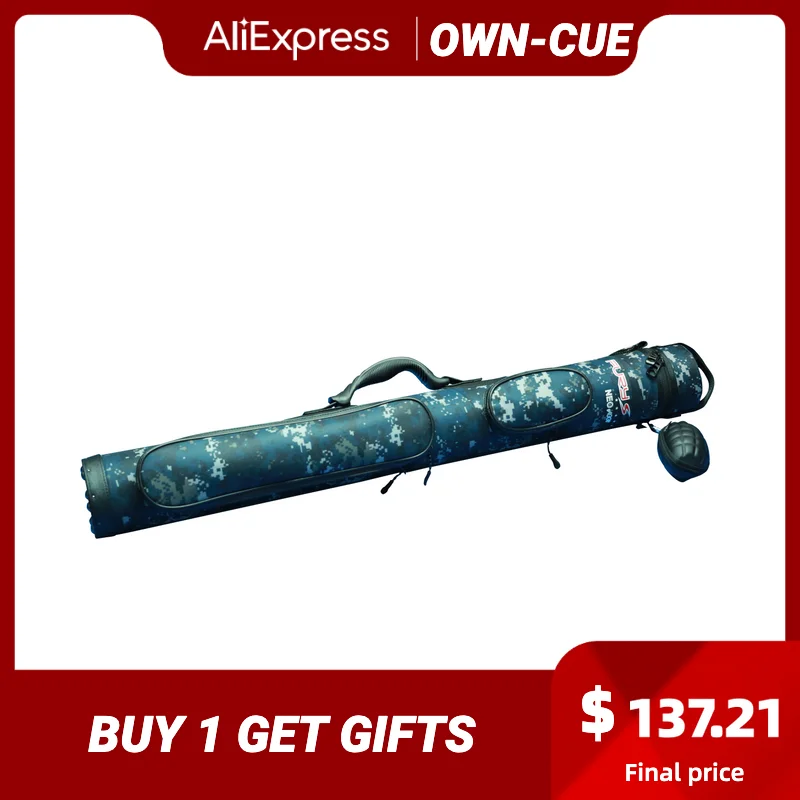 

FURY FNA-CC AFORCE Pool Cue 7 Holes Round Case High Quality Canvas Carrying Case Durable Kit Bag Professional Kit Accessories