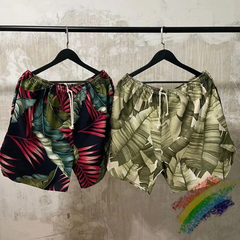 

Flower jungle Printing Shorts Men Women 1:1 Best Quality Summer Style Beach Shorts Fashion Casual Breechcloth