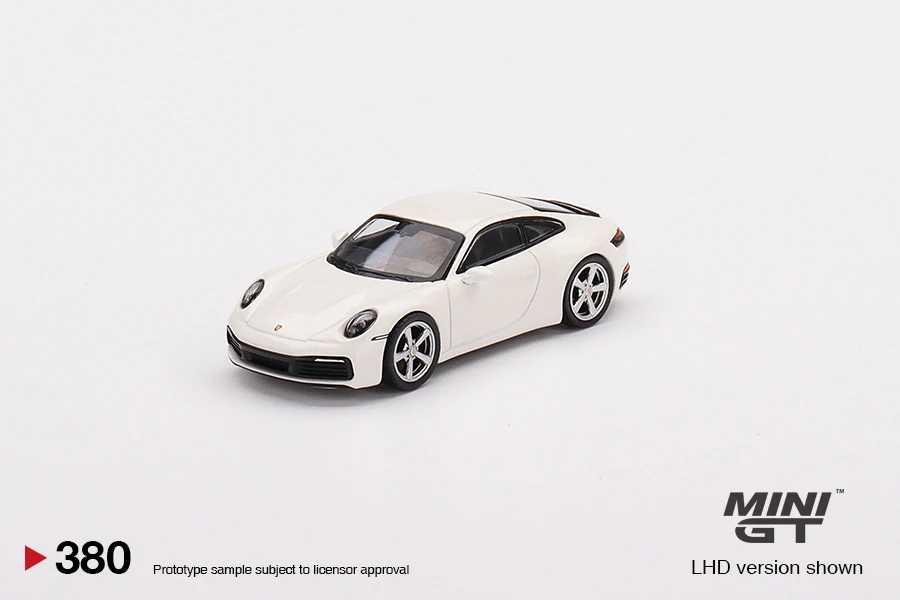 

MINI GT 1:64 911 (992) Carrera S White Diecast Model Car