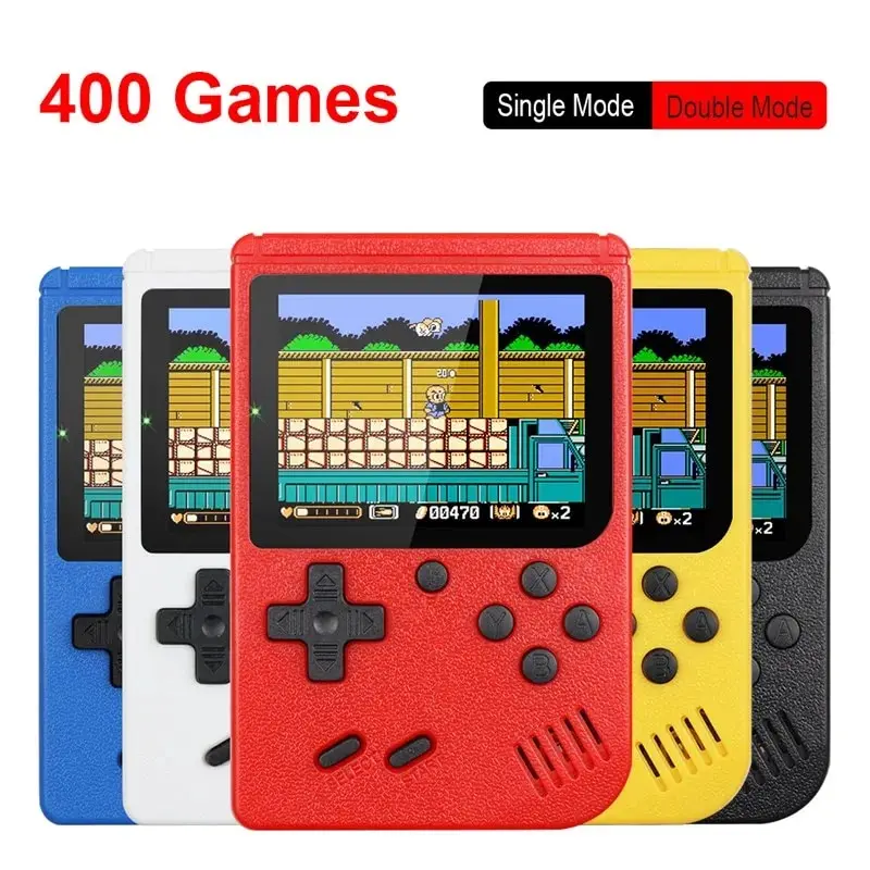 

NEW2023 Portable Mini Handheld Video Game Console 8-Bit 3.0 Inch Color LCD Kids Color Game Player Built-in 400 games