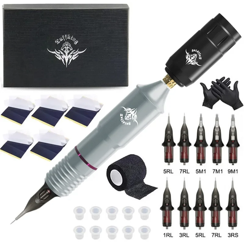 Беспроводное и устанавливаемое съемное оборудование для татуировок с