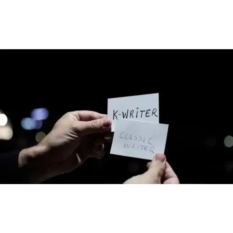 Фото Трюки ментализма K-Writer от Kiko Pastur — волшебный трюк для карт, волшебный реквизит Magia крупным планом для фокусников, забавный фокус №5