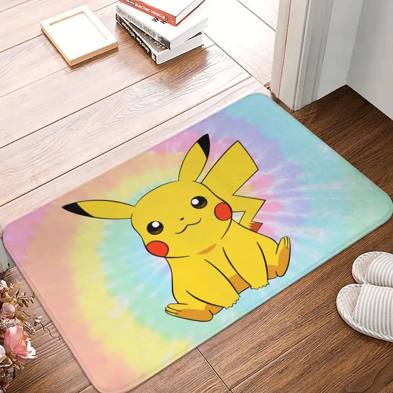 Пользовательские Покемон Пикачу передняя напольная дверь входные коврики