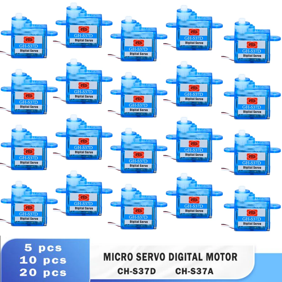 

5/10/20 шт., цифровой мини-микро-сервопривод для радиоуправляемых самолетов, вертолетов, грузовиков, лодок, автомобилей, роботов