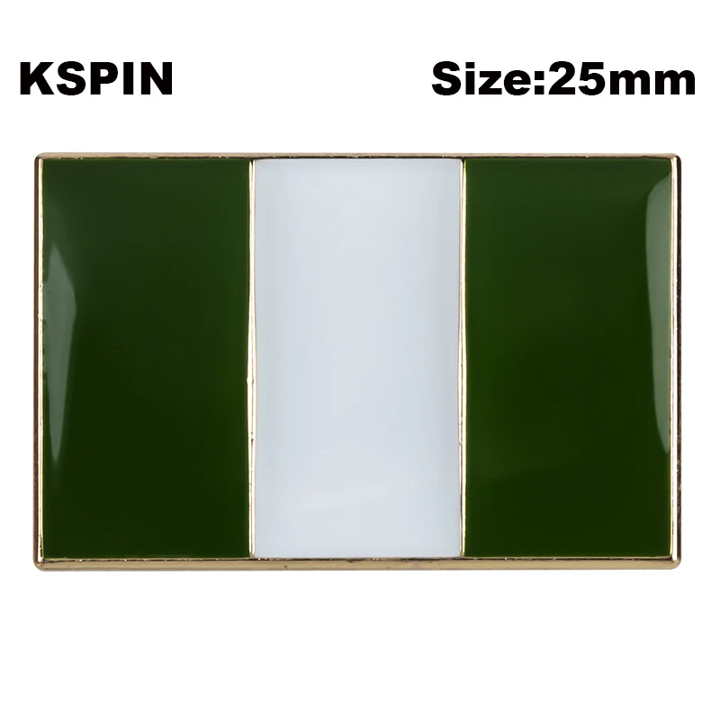 

Nigeria Badge Symbol Pin Metal Badges Decorative Brooch Pins for Clothes Brooch Jewelry XY0593