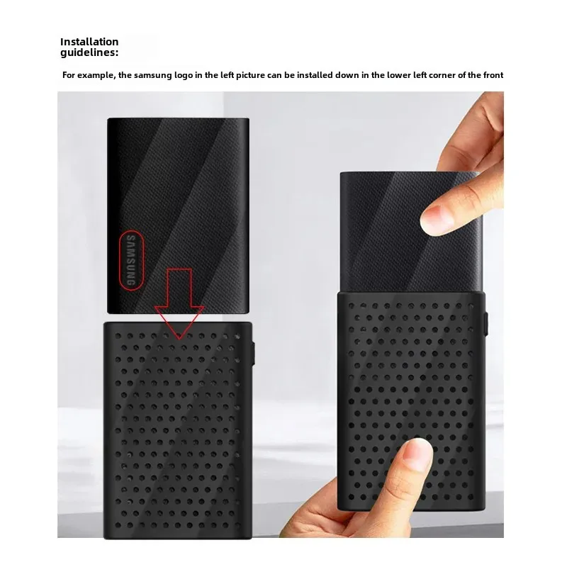 Для Samsung T9 твердотельный накопитель защитный чехол для мобильного жесткого диска