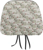 all sheep pattern funny cover for car seat headrest protector covers print interior accessories decorative