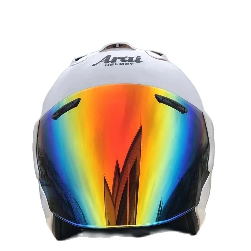 

Motorcycle Half Black Helmet Racing Antifog Casco Kask Safety Helmet Unisex Winter Season Men ECE Approved