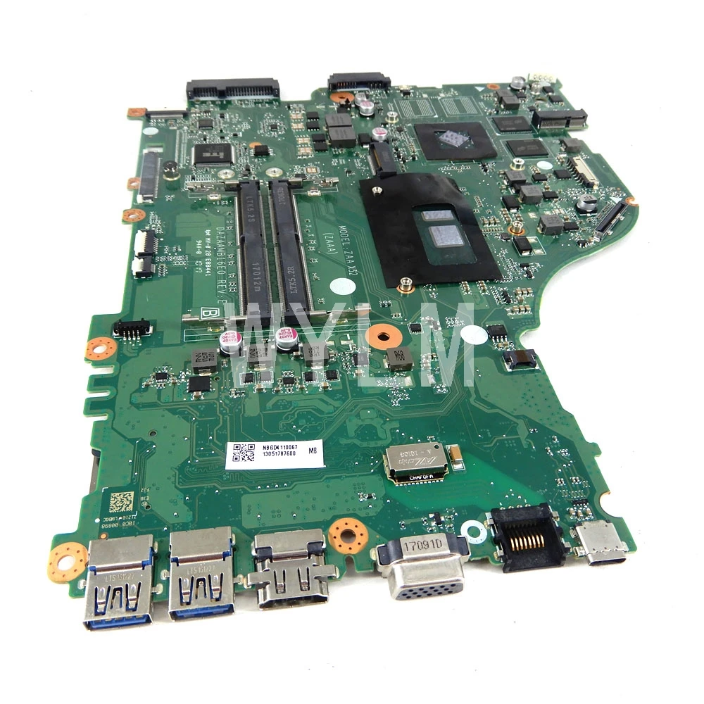Материнская плата DAZAAMB16E0 ZAA X32 i7-7500CPU 940MX для ноутбука ACER Aspire E5-575 E5-575G F5-573 NBGD4110067 |