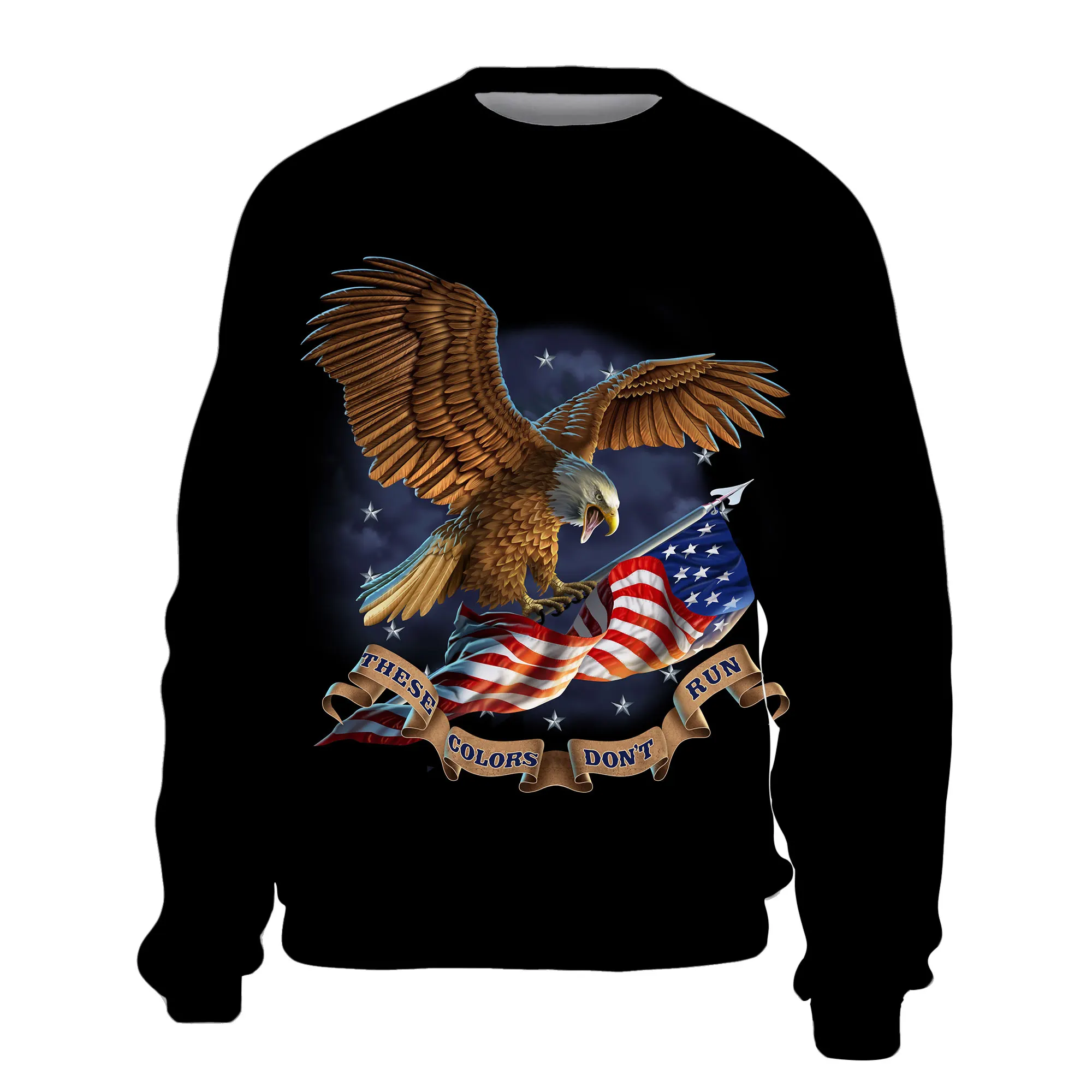 

2022 Autumn Winter Men Women Animal Series Hoodies Sweatshirt Men Funny 3D Eagle Printed Hoodie Unisex Fleece Jacket Tops