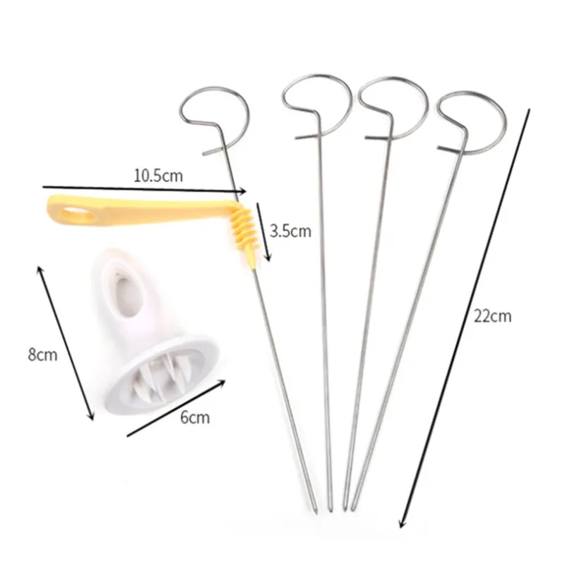 Вращающаяся башня для картофеля спиральный нож нарезки шпажка ручной циклонный