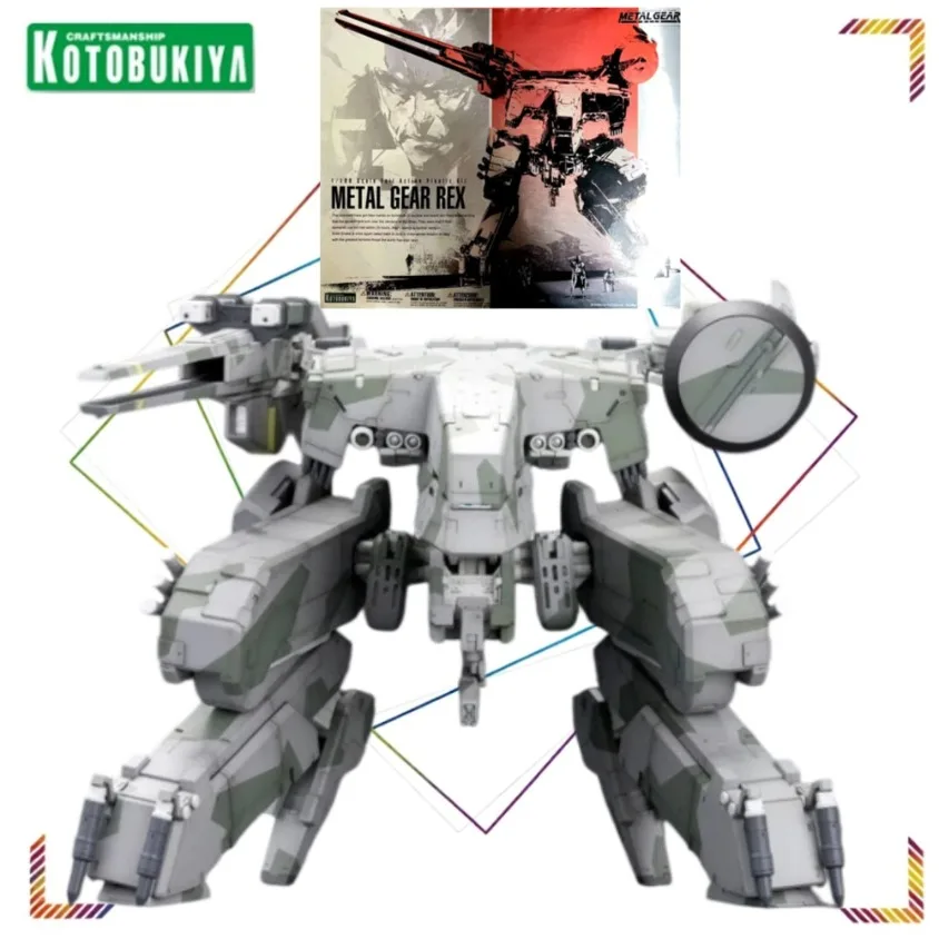 Фото Коллекционная сборная модель Mecha Kotobukiya Metal Gear REX: Фигурка из аниме Metal Gear Solid, подарок для коллекционеров №1