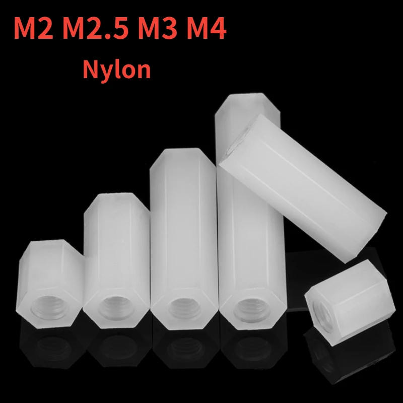 

Нейлоновые стойки для печатных плат M2 M2.5 M3 M4