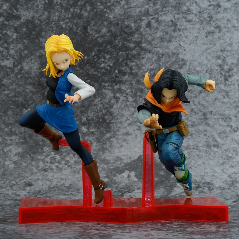 

Новинка, фигурка дракона жемчуга Z, GK, Android 17, лазурит и Android 18, экшн-фигурка, аниме модель, искусственная детская игрушка, подарок
